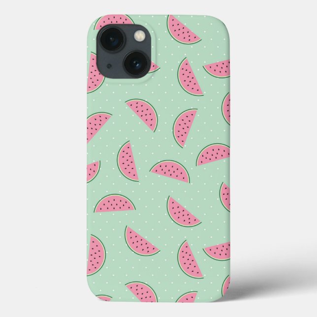 Tropisches Fruchtpaint Spritzer Muster Case-Mate iPhone Hülle (Rückseite)