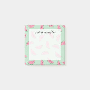 Tropisches Fruchtpaint Spritzer Muster Post-it Klebezettel