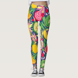 Tropisches Fruchtwasser Sommermuster Leggings