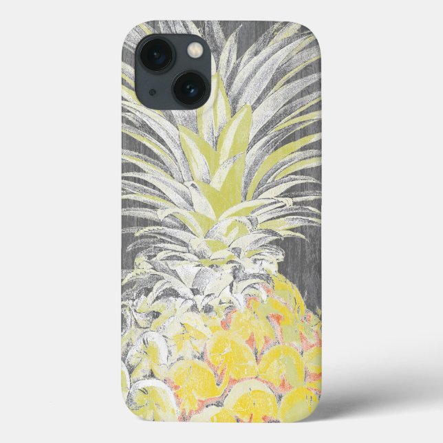 Tropisches gelbes Pinneapple Case-Mate iPhone Hülle (Rückseite)