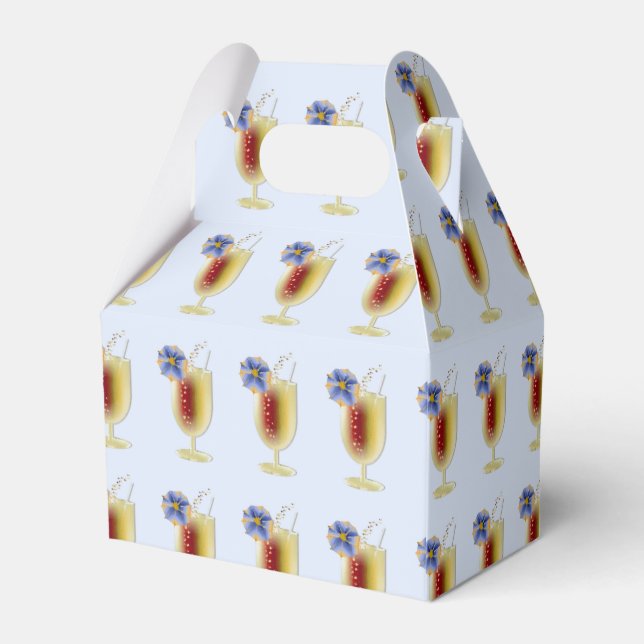 Tropisches Getränk Geschenkschachtel (Rückseite)