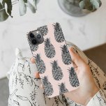 Tropisches Graues und rosa Ananas Nahtloses Muster iPhone 11Pro Max Hülle<br><div class="desc">Tropisches Graues und rosa Ananas Nahtloses Muster</div>