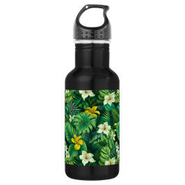 tropisches Grün - Edelstahlflasche