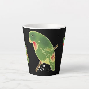 Tropisches grünes Parakeet Thunder_Cove Milchtasse