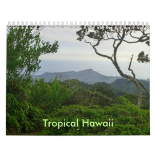 Tropisches Hawaii Kalender