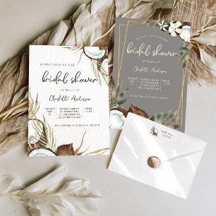 Tropisches hawaiianisches Brautparty Einladung