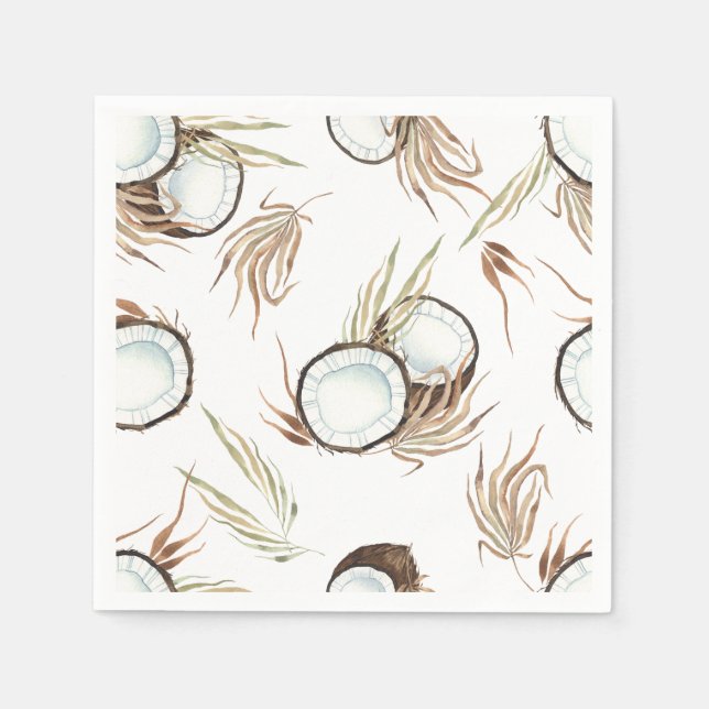 Tropisches hawaiianisches Party Serviette (Vorderseite)