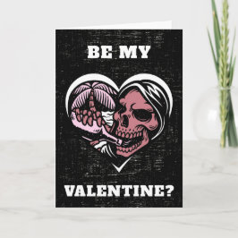 Tropisches Herz Grunge Valentinstag Gotik Karte