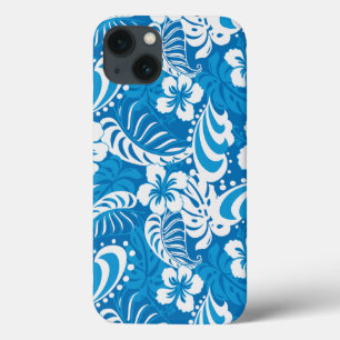 Tropisches Hibiskus-Muster Case-Mate iPhone Hülle