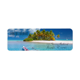 Tropisches Insel-Strand-Flucht-Paradies
