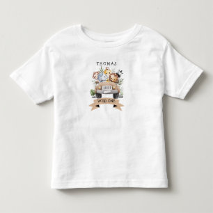 Tropisches Jungle Safari Party Kleinkind T-shirt