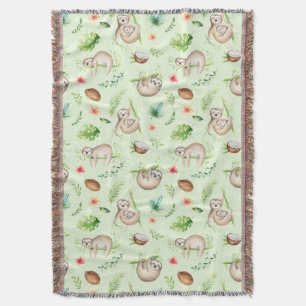 Tropisches Kokosnuss-Trägheits-Muster Decke