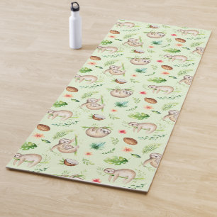 Tropisches Kokosnuss-Trägheits-Muster Yogamatte