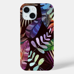 Tropisches Laubmuster-Handyhülle mit Stimmung Case-Mate iPhone Hülle