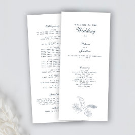 Tropisches Leaf-Hochzeitsprogramm