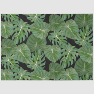 Tropisches Leaf Jungle Beach Grüne Deko Seidenpapier