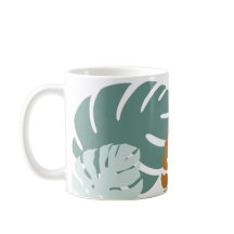Tropisches Leaf Keramik 11 oz Tasse