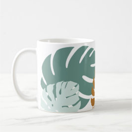 Tropisches Leaf Keramik 11 oz Tasse