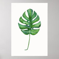 Tropisches Leaf-Poster (Monstera)