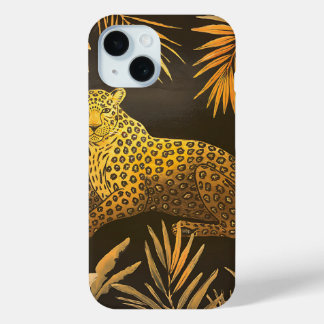 Tropisches Leopard-Jungle-Muster-Safari-Abenteuer Case-Mate iPhone Hülle