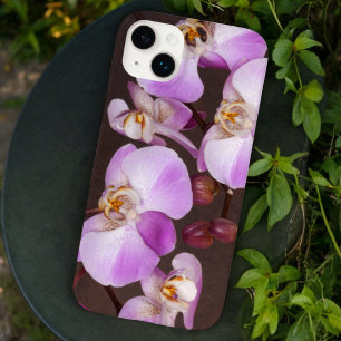 Tropisches Lila und weißes Orchideen-Foto Case-Mate iPhone 14 Plus Hülle