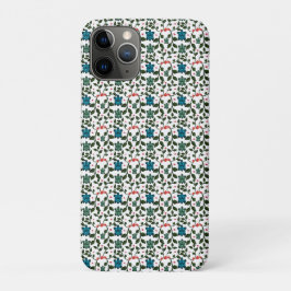 Tropisches Meeresschildkröten-Blumenmuster | Küste Case-Mate iPhone Hülle