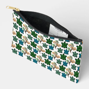 Tropisches Meeresschildkröten-Blumenmuster   Küste Zubehörtasche
