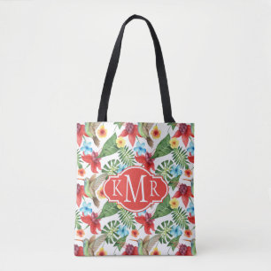 Tropisches Monogramm des Kolibri-
