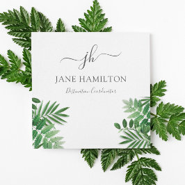 Tropisches Monogramm-Geschäftsereignis Serviette