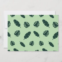 Tropisches Monstera- und Palmblatt-Nahtlosmuster