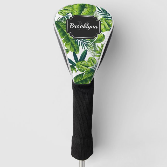 Tropisches Muster Golf Headcover (Vorderseite)