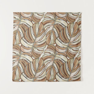 Tropisches Muster. Grafikdesign mit phantastischen Wandteppich