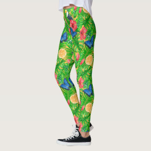 tropisches Muster Leggings