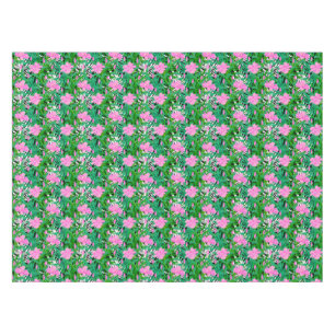 Tropisches Muster mit Dschungel-Blumen Tischdecke