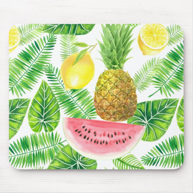 tropisches Muster Mousepad (Vorne)
