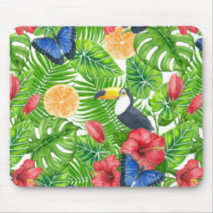 tropisches Muster Mousepad