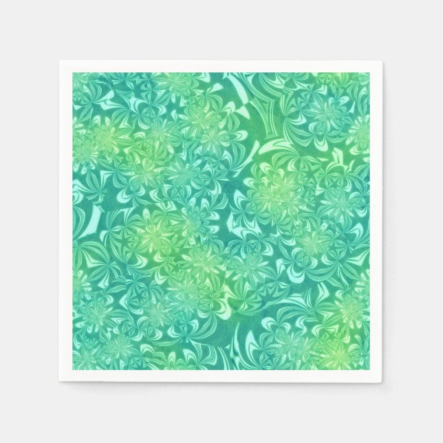 Tropisches Muster Serviette (Vorderseite)