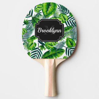 Tropisches Muster Tischtennis Schläger