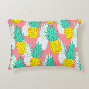 Tropisches nahtloses Muster mit exotischen Ananas. Dekokissen