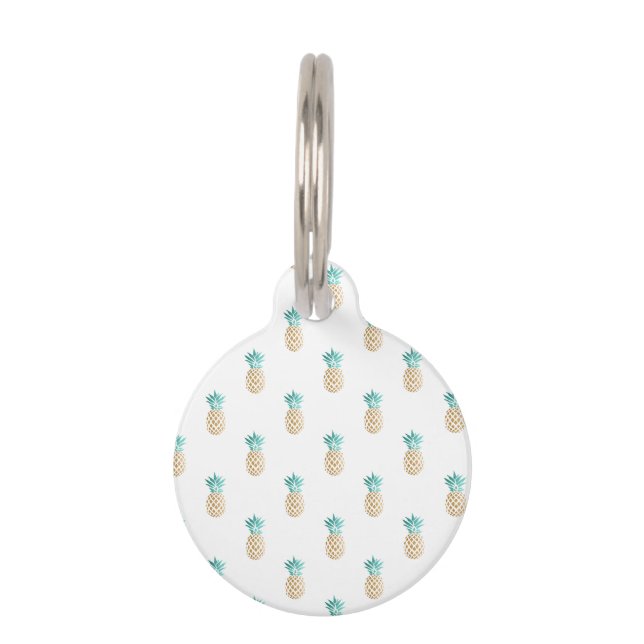 tropisches neues Sommer-Imitatgoldananasmuster Tiermarke (Vorderseite)