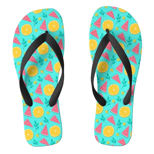 tropisches Obst Flip Flops (Fußbett)
