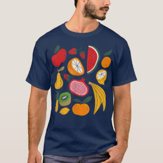 Tropisches Obst Lover Vegan Vegetarian Healthy 141 T-Shirt