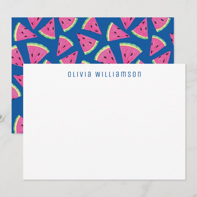 Tropisches Obst Mitteilungskarte (Vorne/Hinten)