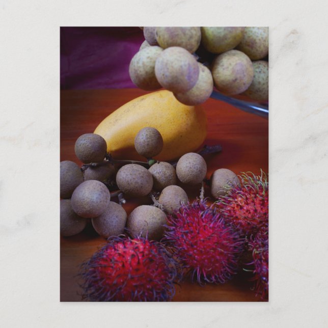 Tropisches Obst Postkarte (Vorderseite)