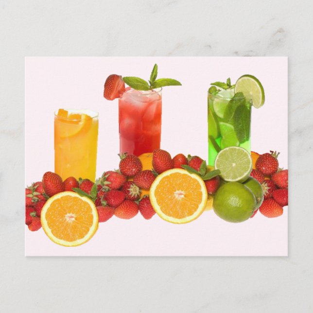 Tropisches Obst Postkarte (Vorderseite)