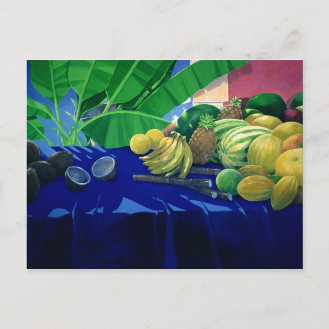Tropisches Obst Postkarte (Vorderseite)