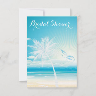 TROPISCHES OZEANDREAMS Brautparty Einladung