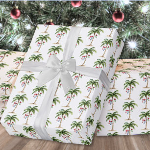 Tropisches Palm Beach Weihnachten Geschenkpapier
