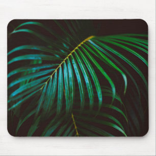 Tropisches Palmblatt-entspannendes grünes Mousepad
