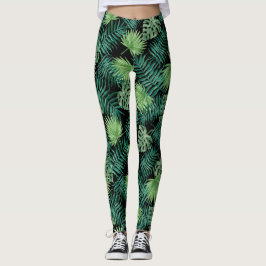 Tropisches Palmblatt Leggings